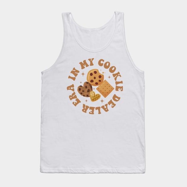 In My Cookie Dealer Era, Cookie Dealer Girl Scout, Girl Scout Cookie Dealer, Cookie Dealer (2 Sided) Tank Top by artbyhintze